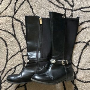 Girls size 3 Michael Kors black riding boot